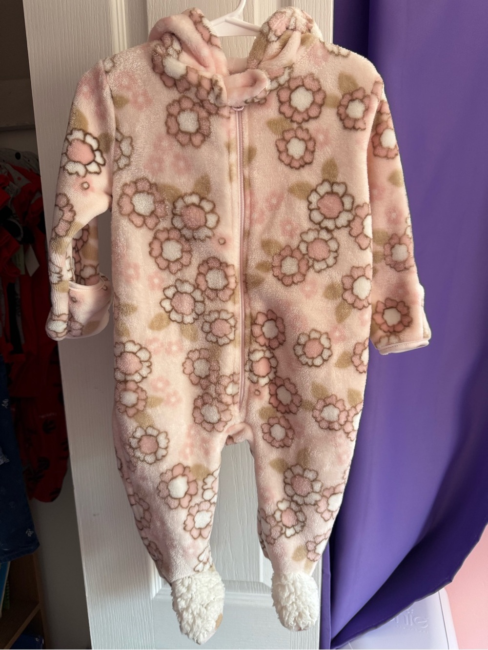 Chickpea baby bunting suit